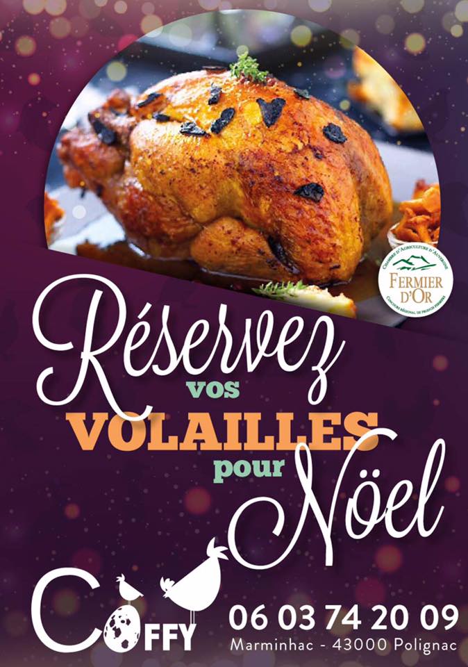 chapons et poulet s fermiers pour noel en haute loire 43